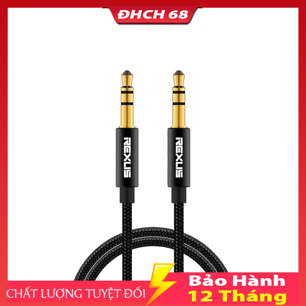 [Mã ELHACE giảm 4% đơn 300K] Jack 2 đầu 3.5 dài 1 mét chất lượng cao 4 khấc Bảo Hành 12 Tháng