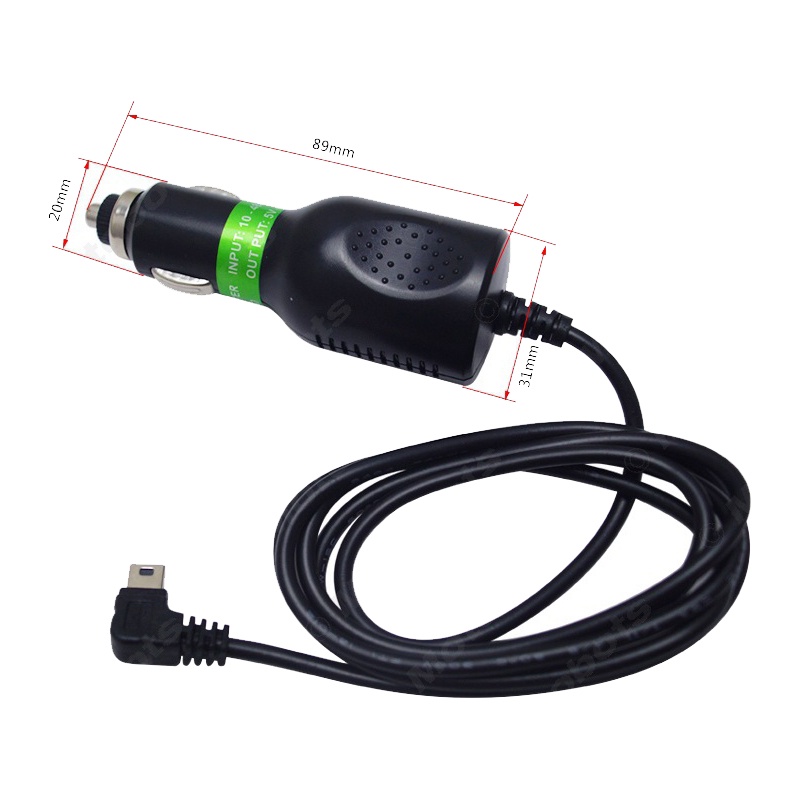 Dây Nguồn Camera Hành Trình, Cắm Tẩu Mini USB Cho Ô Tô Nguồn 12v-24v CARZONE.TOP