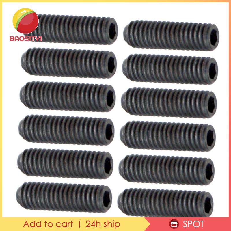 [Baosity1] X Ốc Vít Khóa Dây Đàn Guitar Điện Đầu Lục Giác Màu Đen Cho Cầu Tremolo