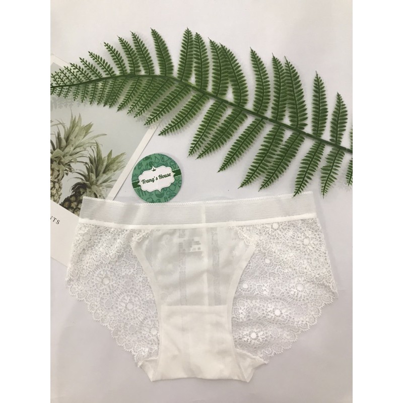 Quần lót nữ pha ren hoa - quần chip su thun lạnh không đường may cao cấp siêu sexy M13 | BigBuy360 - bigbuy360.vn