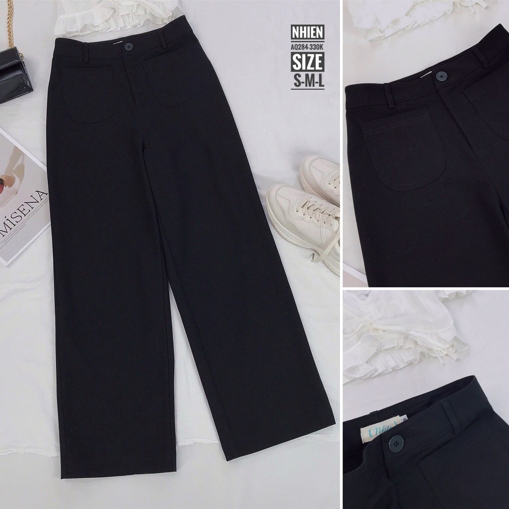 [Mã FADIRECT20 giảm 20K đơn 150K] Quần Kaki Suông_Nhienvintage AQ284 | BigBuy360 - bigbuy360.vn