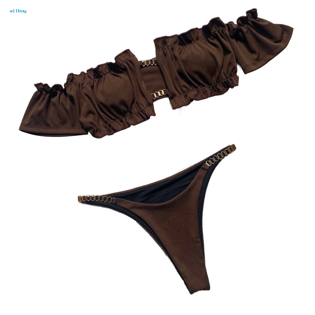 Allbuy 2 Chiếc / Bộ Bikini Nữ Nhanh Khô