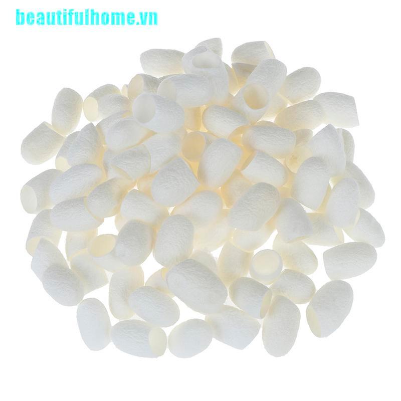 Bộ 100 Kén Tằm Lụa Tự Nhiên Làm Trắng Da Hiệu Quả