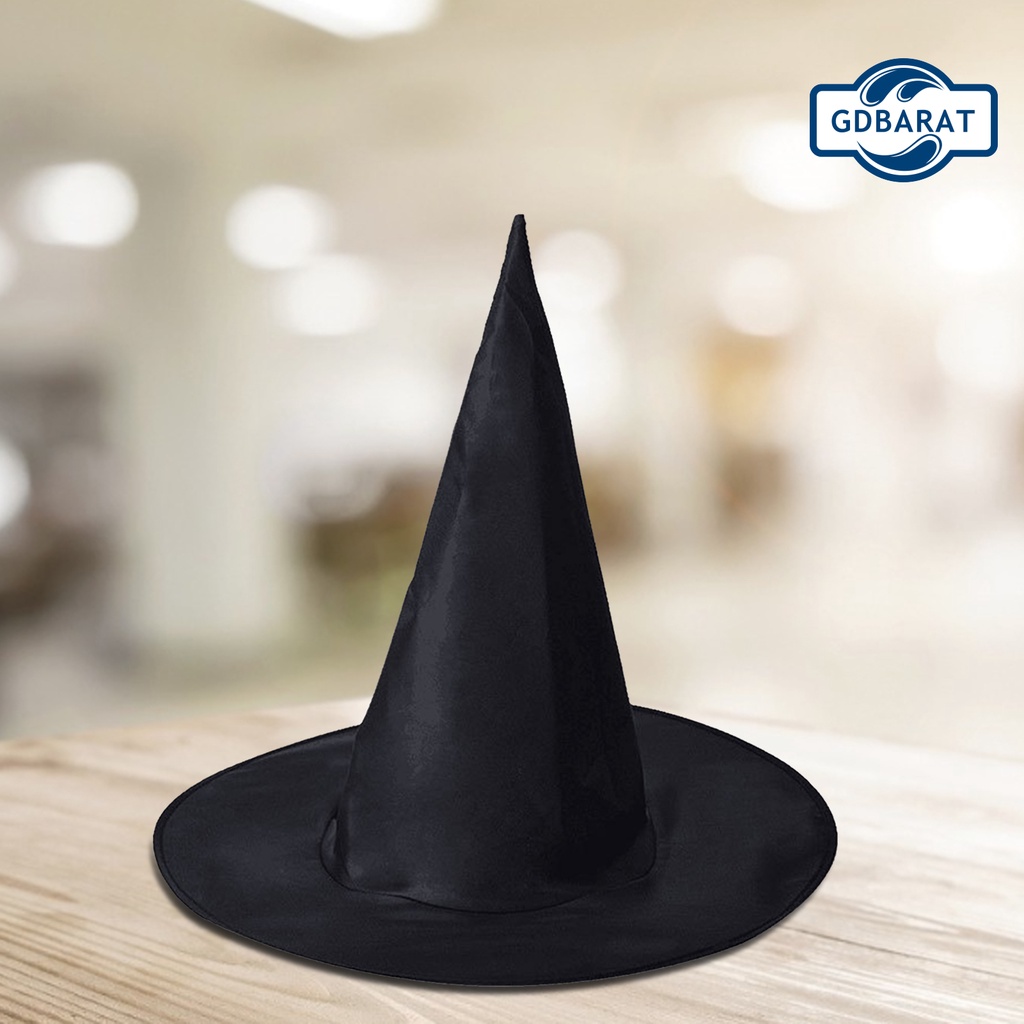 Nón Phù Thủy Màu Đen Sáng Tạo Cá Tính Cho Tiệc Halloween
