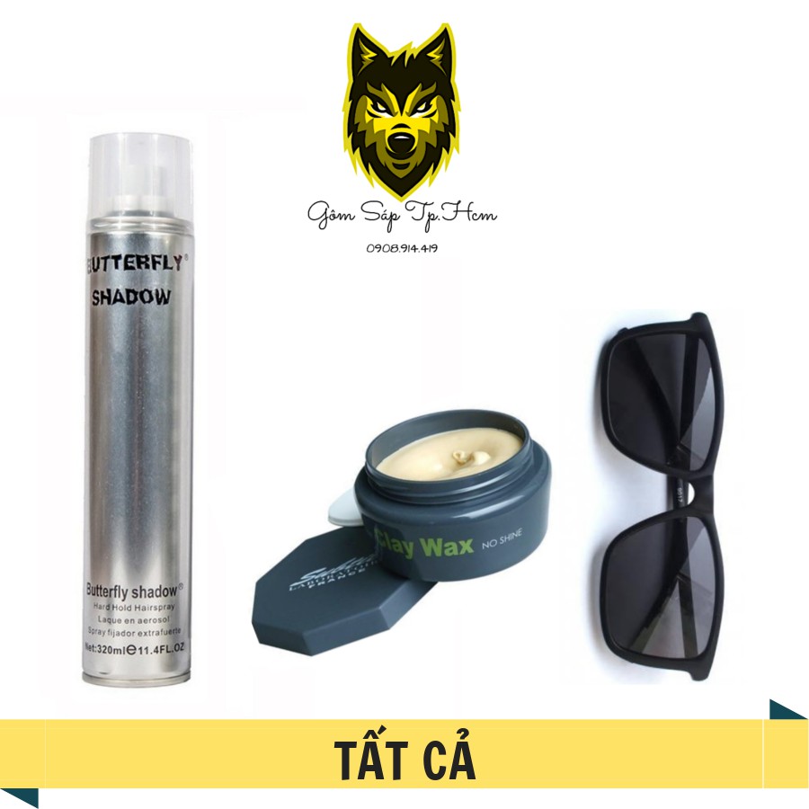 Combo Sáp Tạo Kiểu Clay Wax ( Butter 600ml)