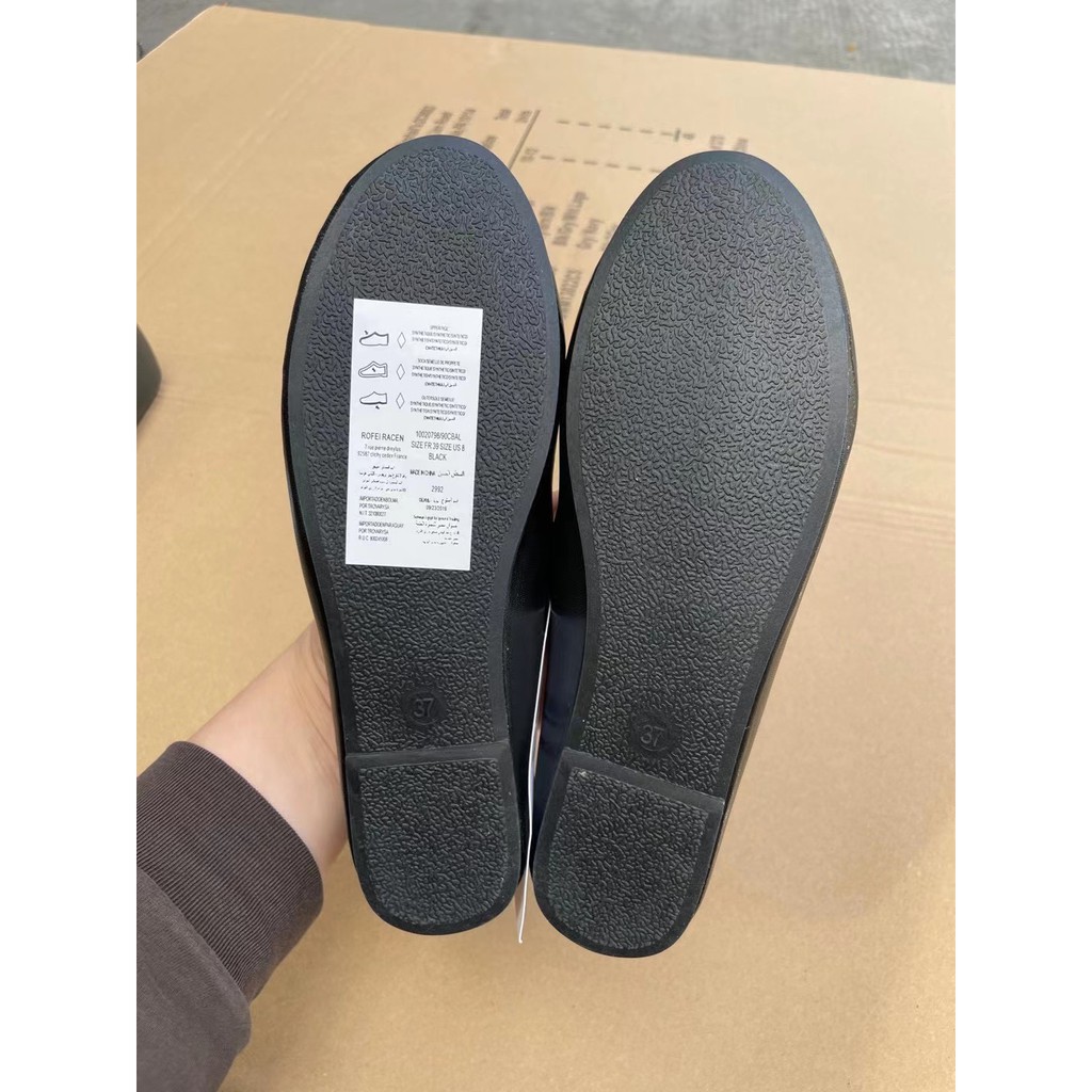 Giày bệt nữ xuất Âu Mỹ rofeiracen màu đen size 36-41ảnh thật | BigBuy360 - bigbuy360.vn