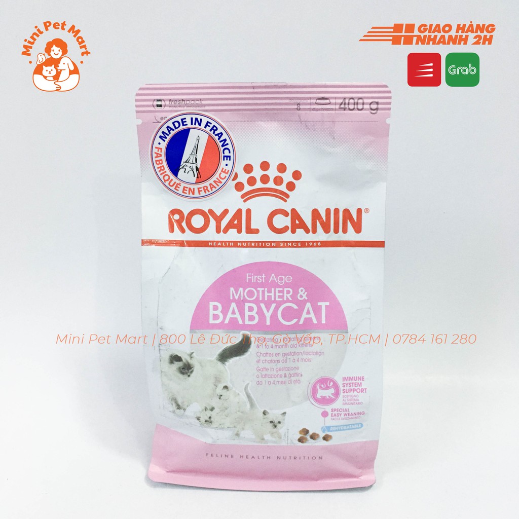 Thức ăn hạt cho mèo mẹ mang thai, cho con bú và mèo con ROYAL CANIN 400g