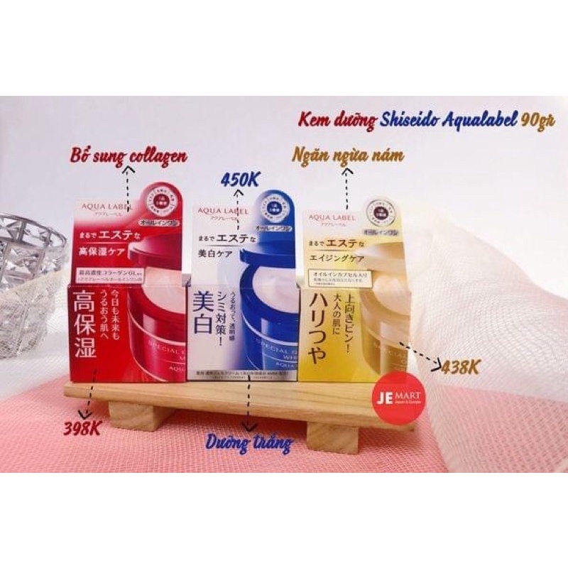 Kem dưỡng da Aqualabel Shisedo 90g