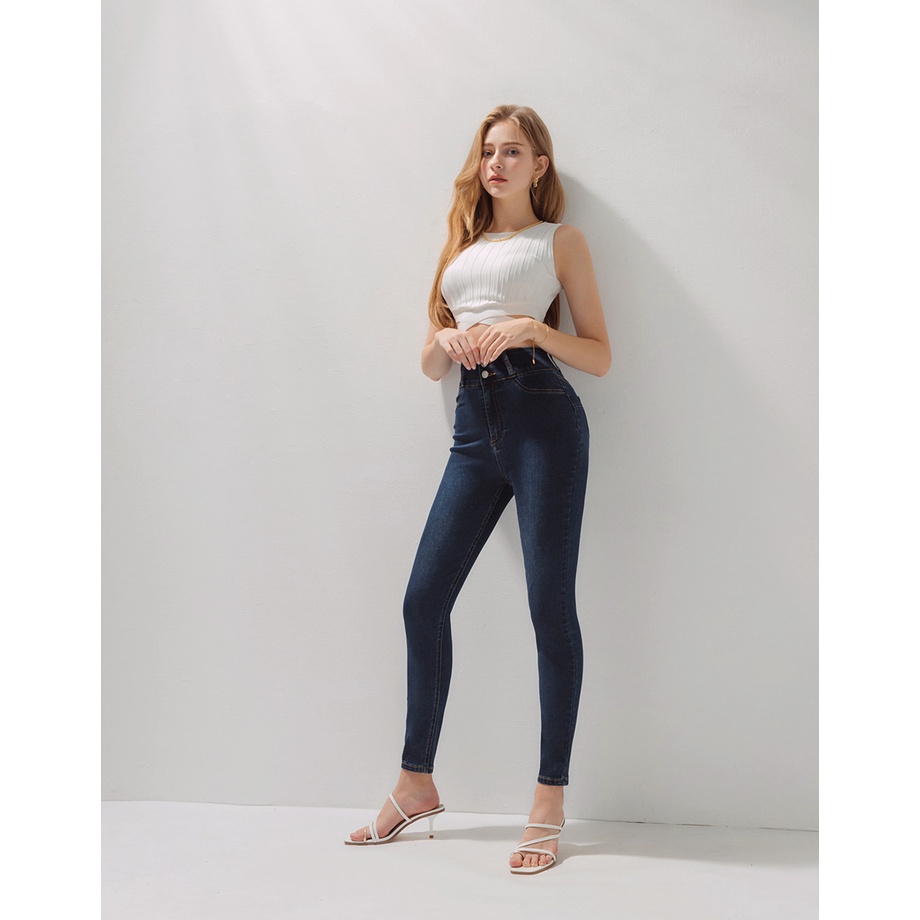 Quần Jeans Tôn Dáng Thế Hệ Mới Cho Vóc Dáng Cao (WOW SO SKINNY) nữ Air Space 2130123015