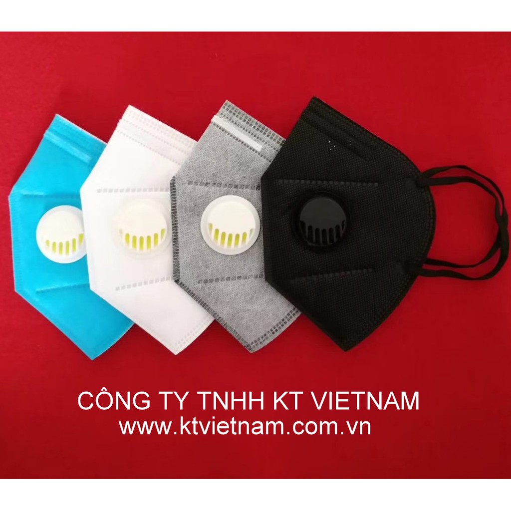 1 chiếc khẩu trang KN95 có van