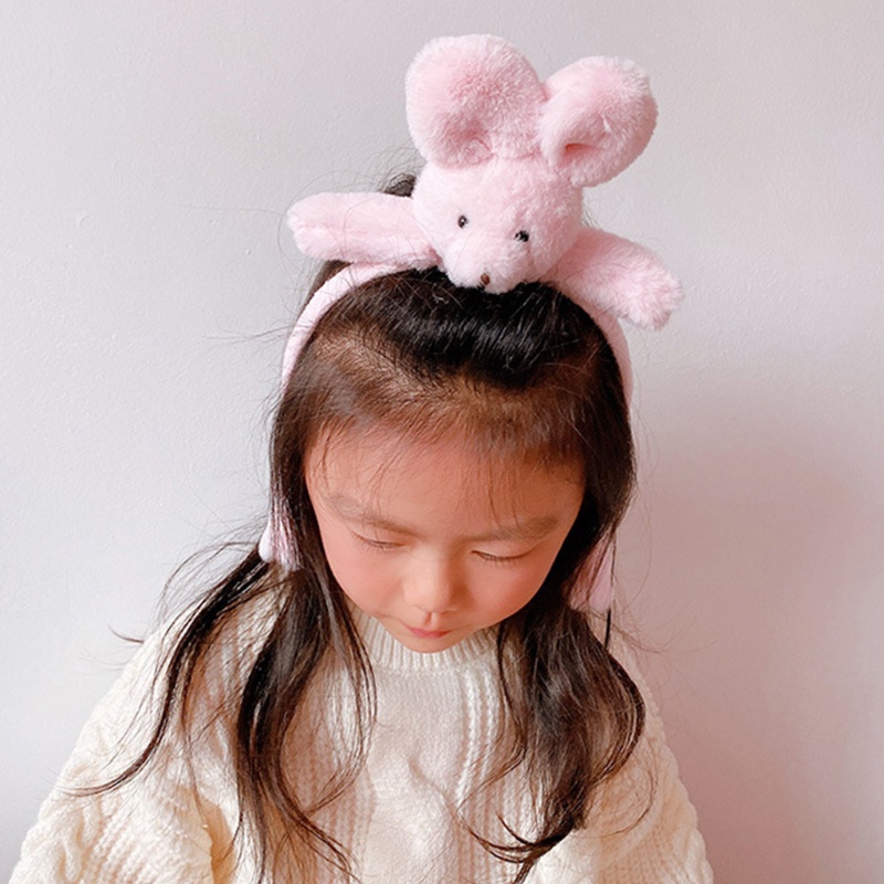 Flgo Băng Đô Cài Tóc Hình Gấu Bông Nhiều Màu Dễ Thương Trang Trí Giáng Sinh / Halloween