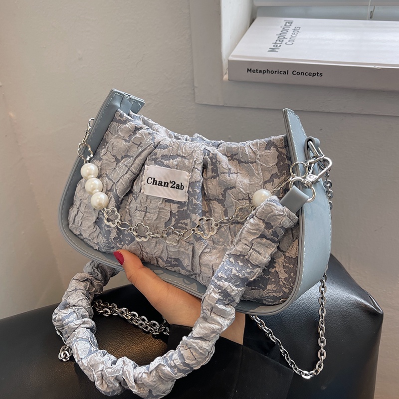 IELGY Túi Đeo Vai Màu Trơn Thời Trang Dành Cho Nữ