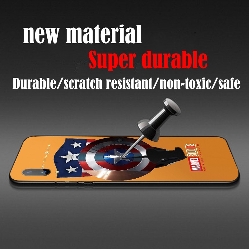 Ốp iPhone ốp lưng iphone mặt kính in hình Marvel cho IPhone 5 5S SE 6 6S 7 8 Plus - TIone