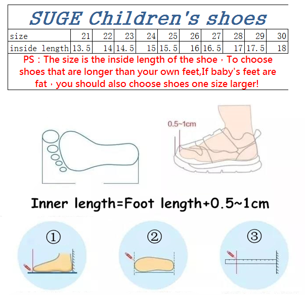 SUGE Giày Thể Thao 2 Sọc Chống Trượt Thời Trang Mùa Xuân Cho Bé