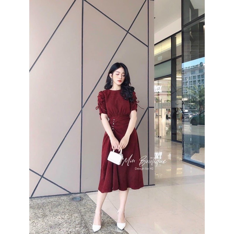 đầm maxi nhấn eo đính cờm bigsize 55kg-90kg😘😘