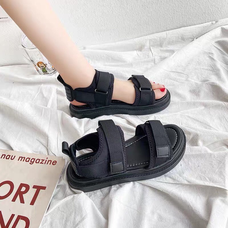 Sandal Nữ Học Sinh Quai Vải Dán YIDI Cực Xinh Mới Nhất