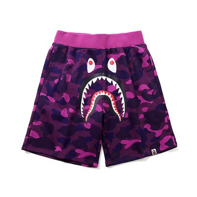 NYC  ⚡️ - Quần short Bape Shark Camo, quần đùi Bape shark full tag túi sale12.12