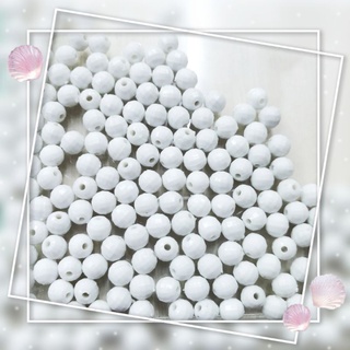 Hạt nhựa acrylic tròn 6mm hạt cườm DIY làm handmade