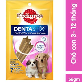 Bánh xương cho chó con Pedigree Dentatix 56g