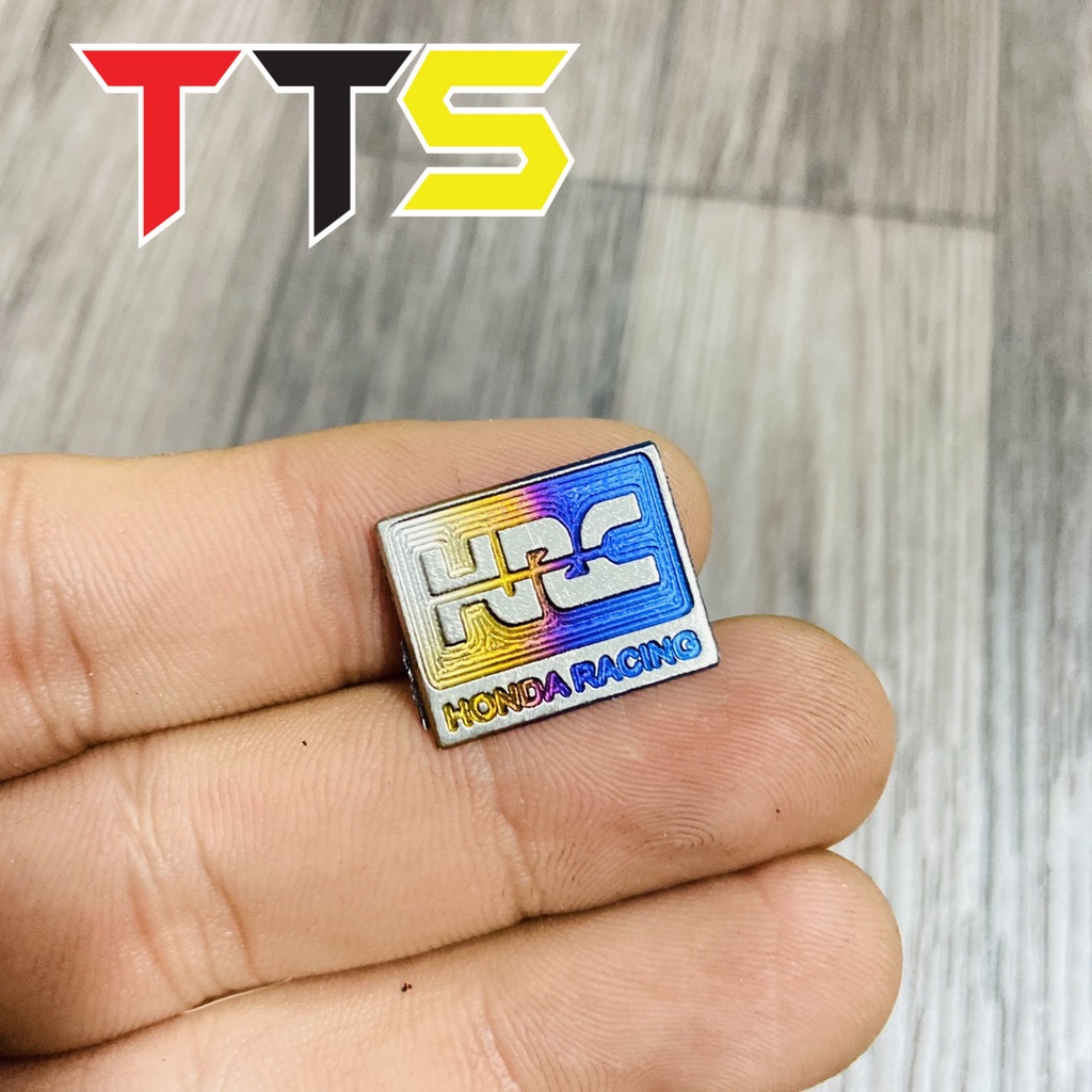 Tem logo Honda, Cánh chim, Hrc chất liệu titan gr5 dán bợ đồng hồ, biển số nhiều mẫu mã đẹp mắt