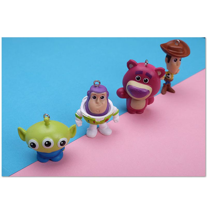 Disney Móc Khóa Búp Bê Hoạt Hình toy story buzz lightyear woody lotso alien Lý Tưởng Cho Người Hâm Mộ