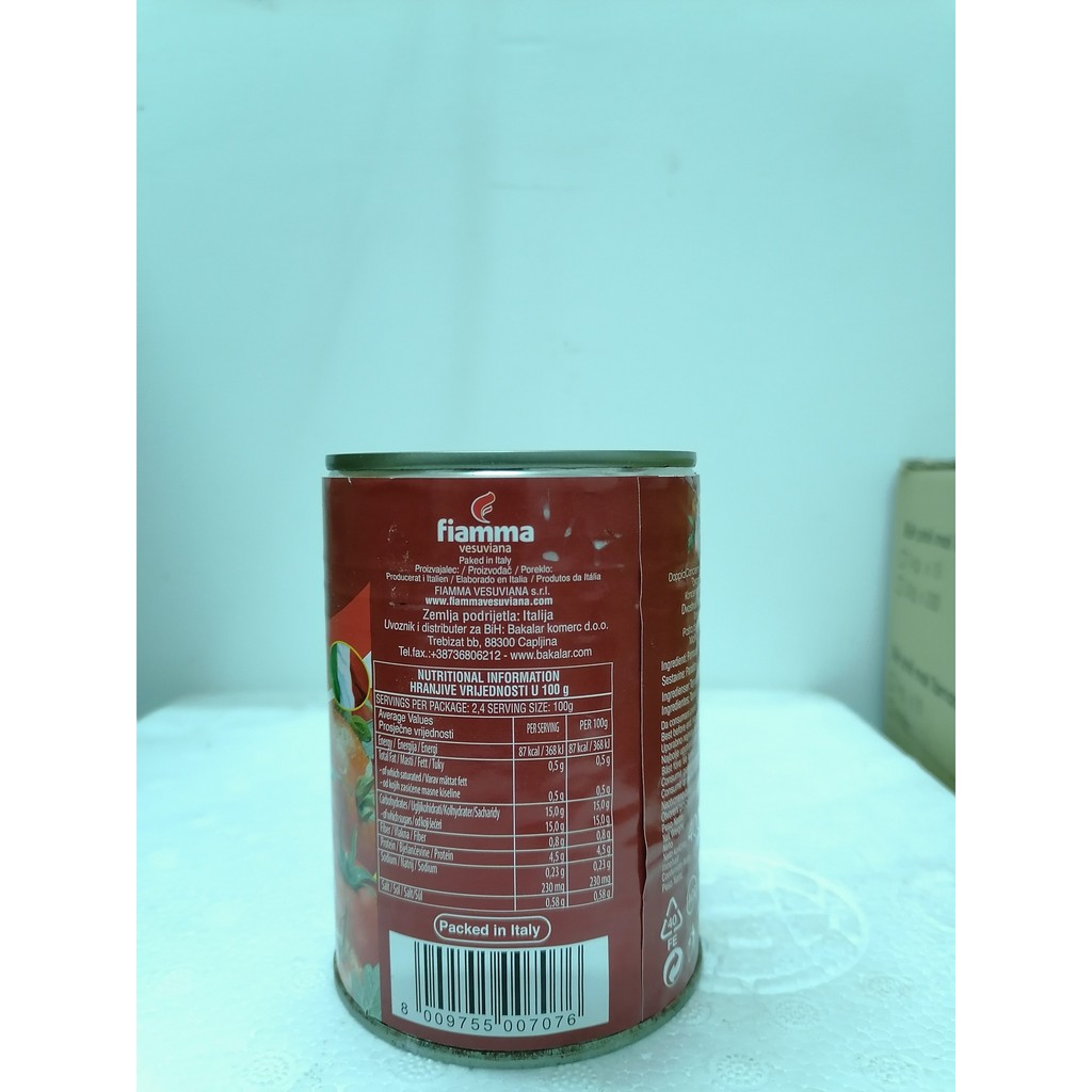 [Mã 77FMCGSALE1 giảm 10% đơn 250K] [400g] Cà chua xay nhuyễn [Italia] FIAMMA Tomato Paste (halal) (a-t) | BigBuy360 - bigbuy360.vn