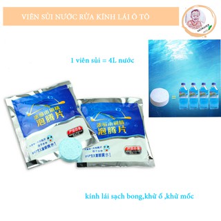 [FREESHIP] VIÊN SỦI RỬA KÍNH LÁI Ô TÔ