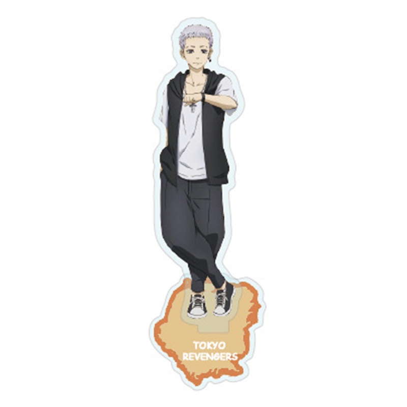 Tmdbyx Mô hình nhân vật Anime Tokyo Revengers có giá đỡ bằng acrylic để bàn trang trí