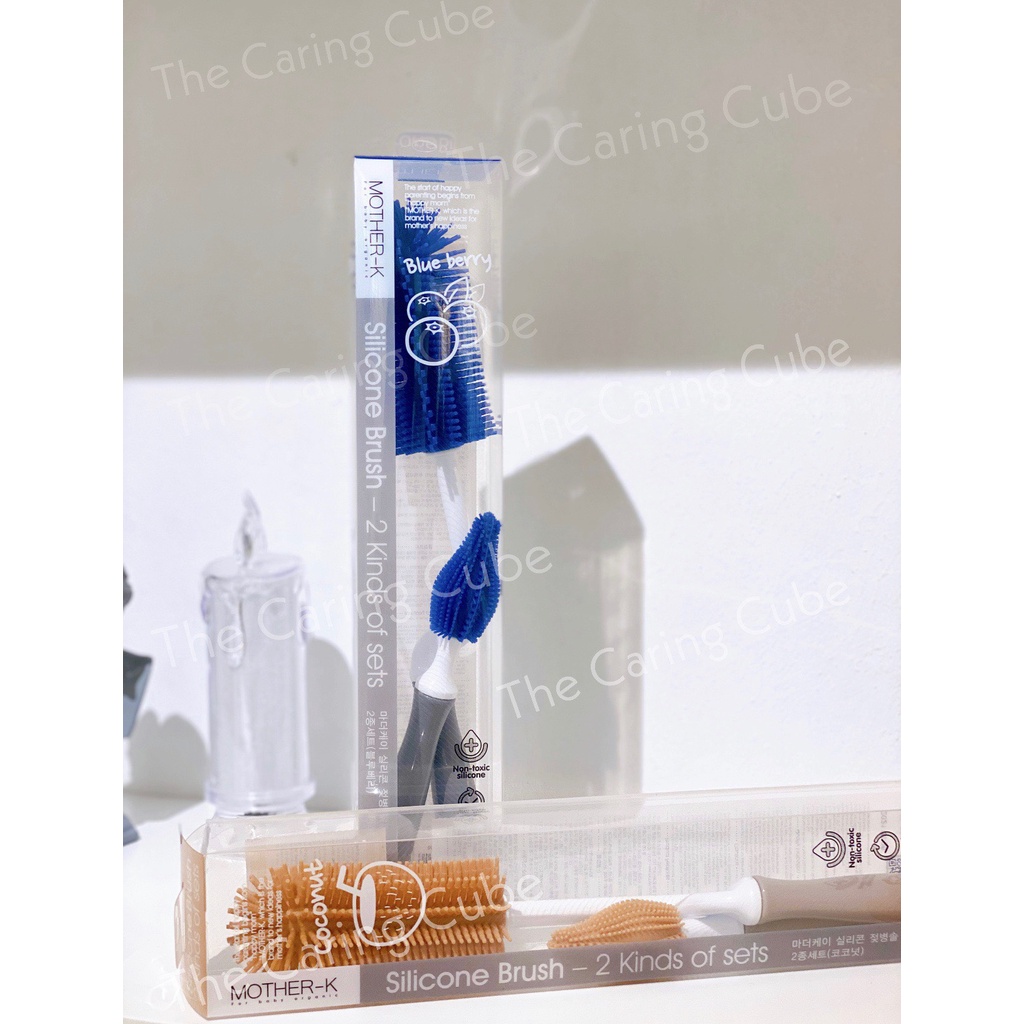 Bộ cọ bình sữa, núm ti Silicone Mother-K