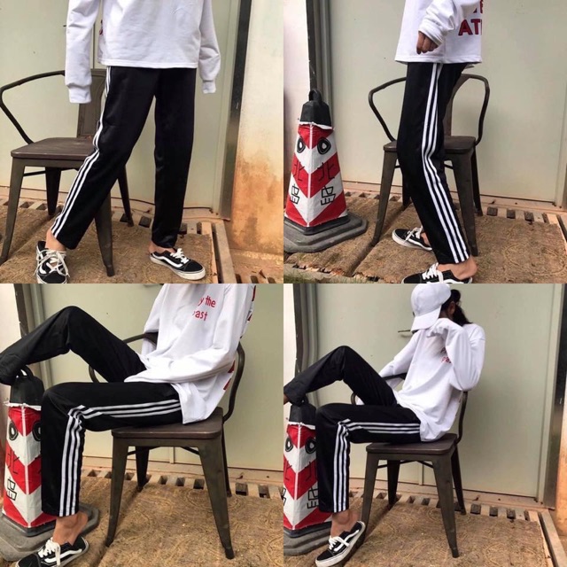 [ FULL SIZE ] Quần Pants 3 LINE Trắng