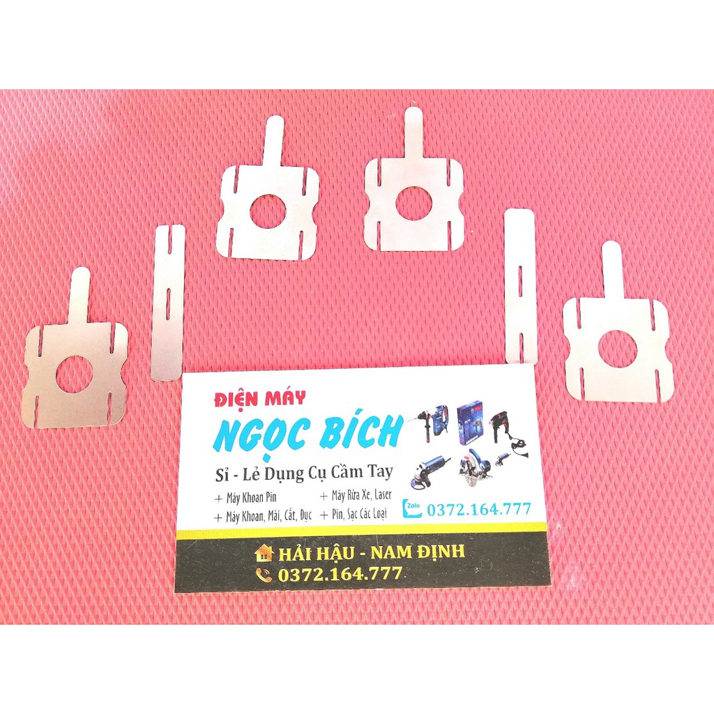 [COMBO 6 MÓN] Bộ kẽm hàn cell pin 18650 kẽm vuông và kẽm dài 6 món