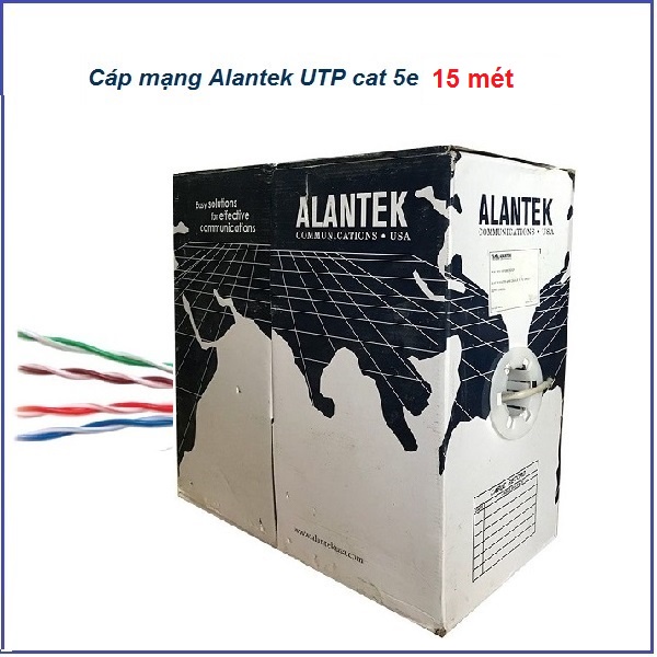 Cáp mạng cat5e utp 15m, cáp máy tính, shopcongnghe_2021