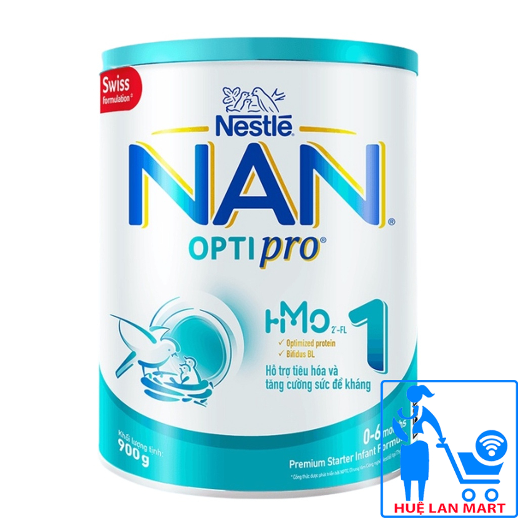 [CHÍNH HÃNG] Sữa Bột Nestlé NAN Optipro 1 HM-O Hộp 900g