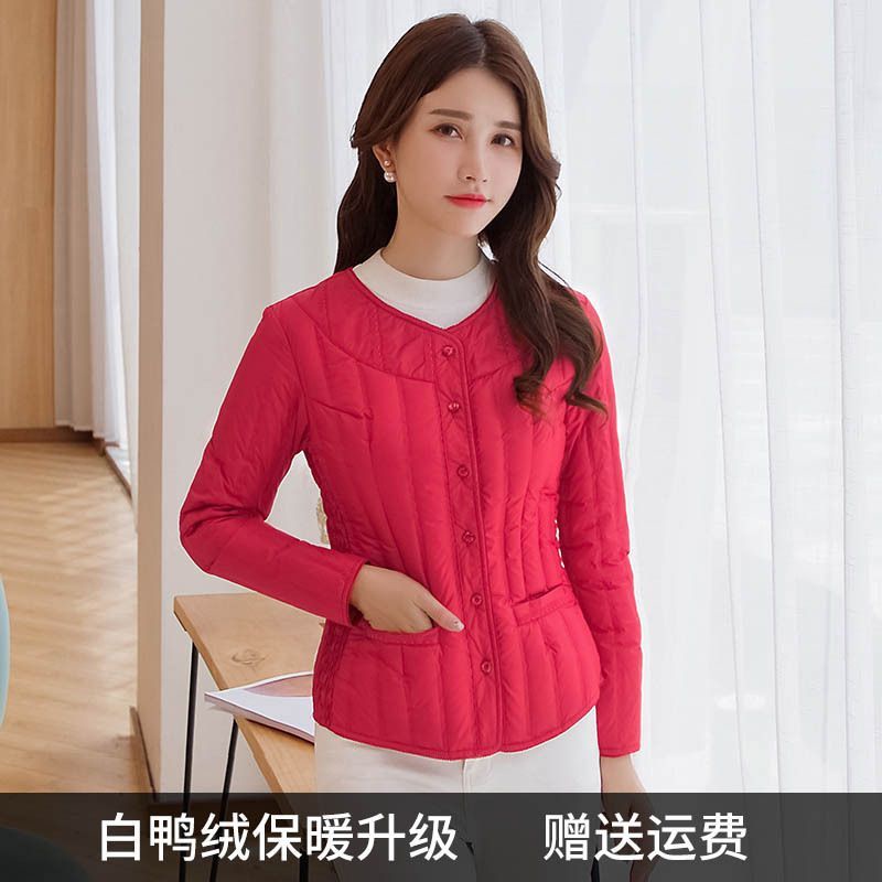 Áo Khoác Phao Dáng Ngắn Siêu Nhẹ Thời Trang Thu Đông Cho Nữ