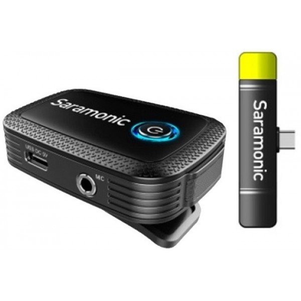 Micro không dây Saramonic Blink 500 B5 dùng cho Máy ảnh, Smartphone cổng USB Type C - Chính Hãng