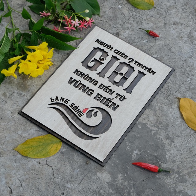 [MẪU MỚI] Tranh Slogan treo tường bằng Gỗ nội dung truyền cảm hứng LEVU017