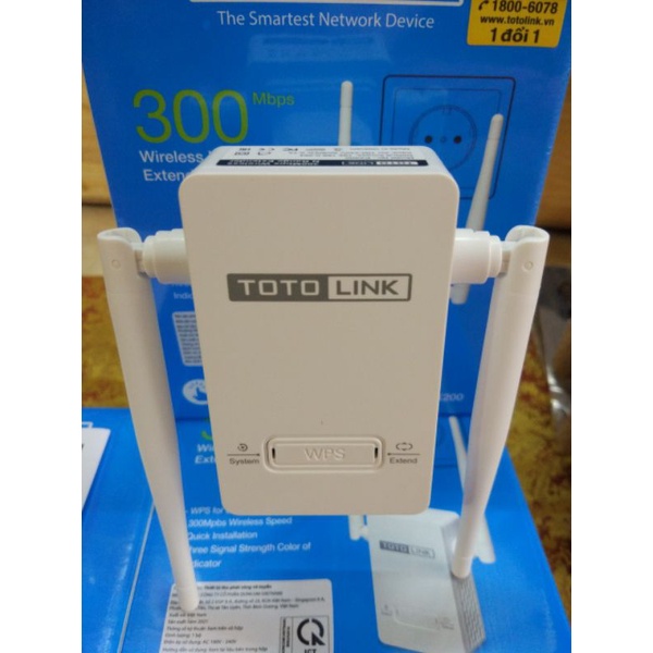 Bộ Kích Sóng Wi-fi ToTo Link 300M ( Hàng Loại 1 )