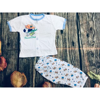 {Thanh lý nghỉ bán}Bộ sơ sinh màu ngắn tay