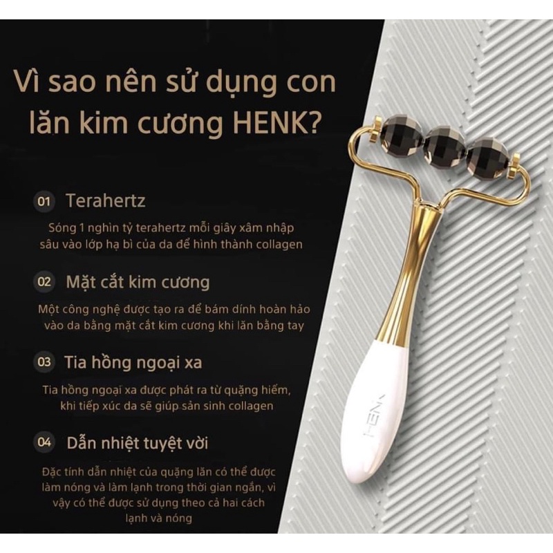 Thanh lăn kim Cương Henk