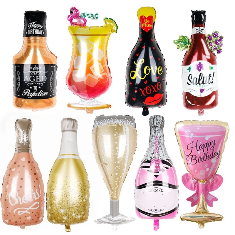 Bong bóng trang trí hình chai rượu Whiskey