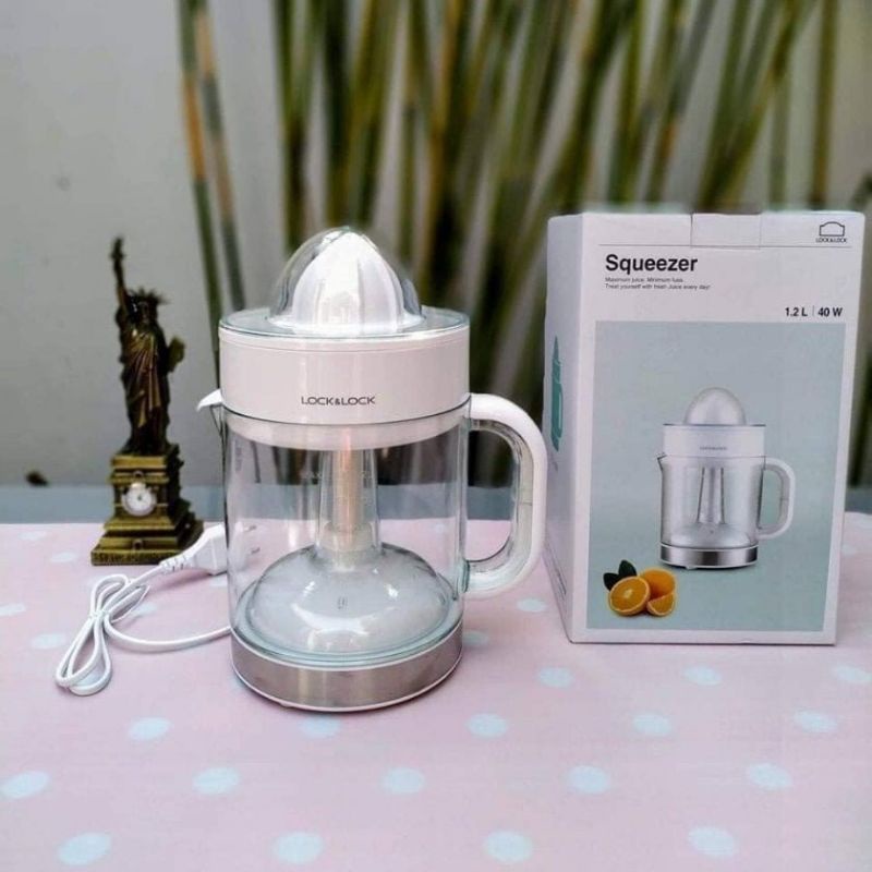 MÁY VẮT CAM LOCK & LOCK EJ241 màu trắng, 1.2L. bảo hành 12 tháng