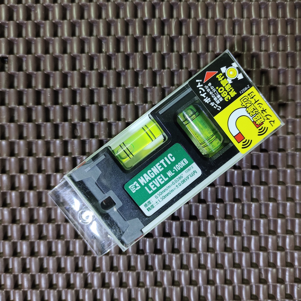 Thước thủy bỏ túi (Thước Nivo) NIIGATA 10cm ML-100KB Nhật Bản