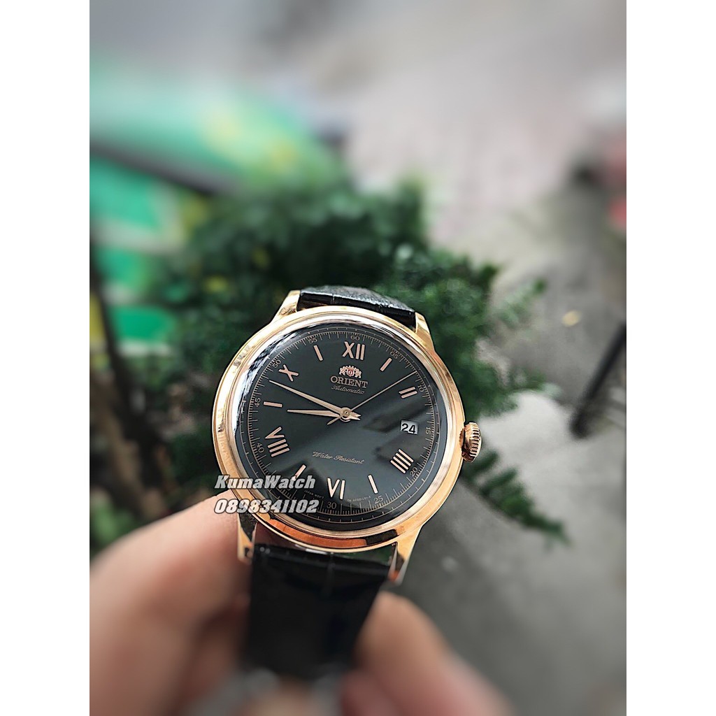 Đồng Hồ Nam Orient Bambino Gen 2 - Full màu- Máy cơ Automatic, Hackingstop, Kính cong, 40.5mm