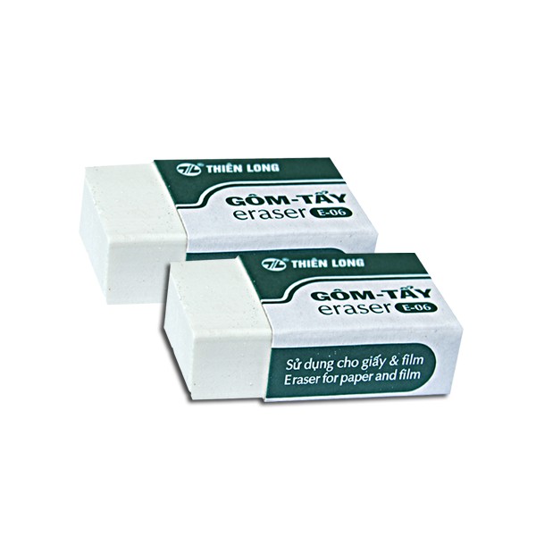 Gôm tẩy Thiên Long E06