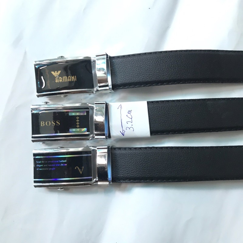 thắt lưng nam khoá lăn - dây nịt học sinh bảng 3.2 cm