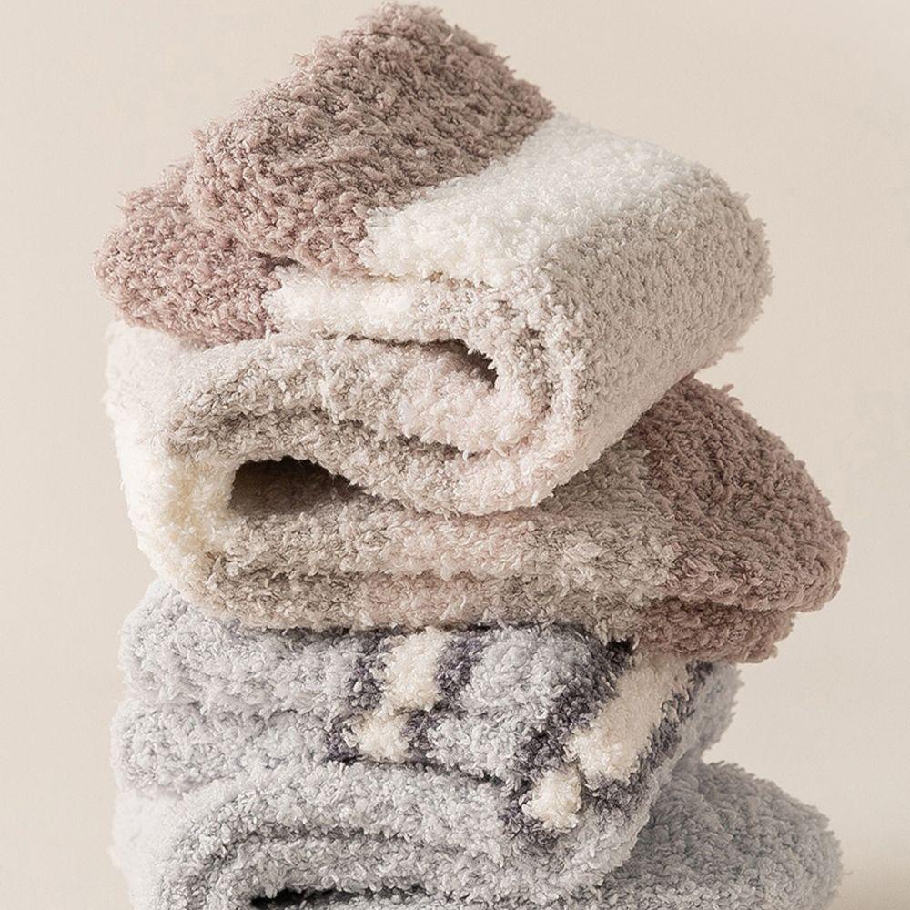 QQMALL Tất Cotton SọC MềM MạI ẤM ÁP Cho Nam