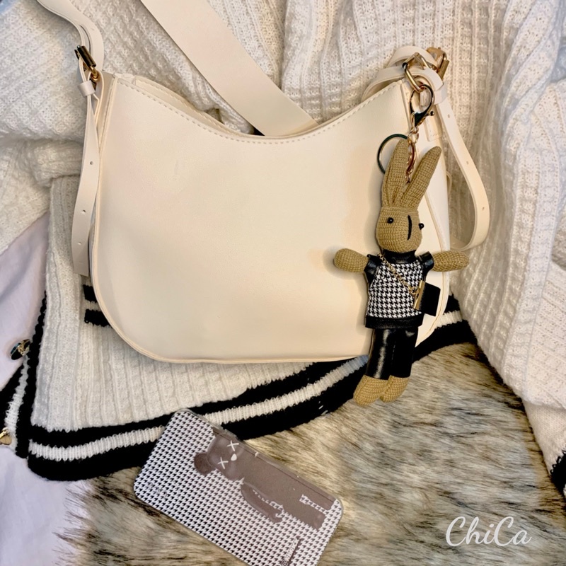 Túi Đeo Chéo Nữ, Túi Xách Nữ Da PU Đeo Vai Bốn Màu Thời Trang Học Sinh Công Sở