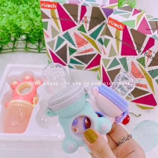 Túi nhai Rusch Đức tặng kèm 3 núm nhai các cỡ