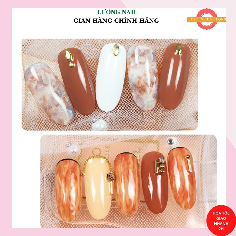 Sơn gel AS sơn móng tay gel tone màu nâu sữa kem sữa chai 15ml mã KQ