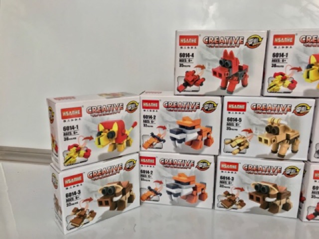 Lego xếp hình thông minh các con vật trên &gt;30 chi tiết